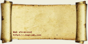 Vlado Debeljak vizit kartica